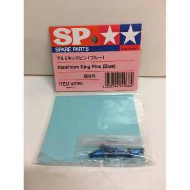 PINO KING ALUMINUM KING PINS BLUE PARA TA02 TA03 FF01 M01 M02 TGX-MK TG10-MK TAMIYA 49068